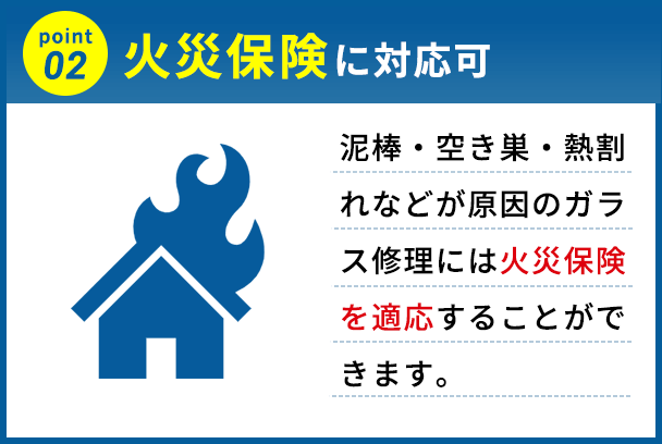 point02：火災保険に対応可