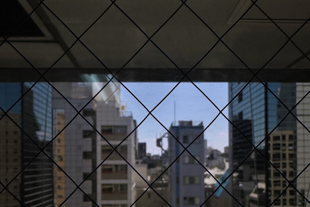 網入りガラス