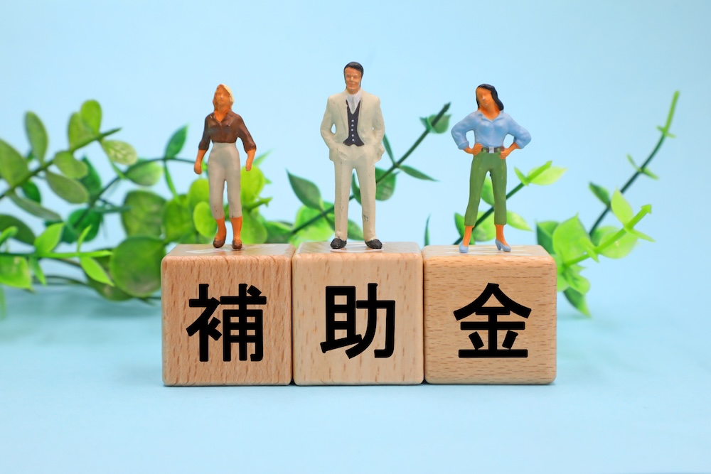 補助金の文字